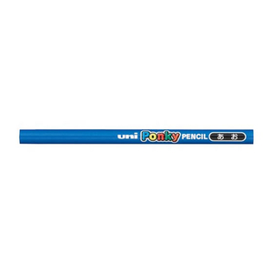 三菱鉛筆 ポンキーペンシル 単色 アオ 6本 F062800-K800.33-イメージ1