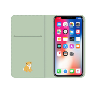 abbi FRIENDS iPhone XS/X用手帳型ケース しばたさん 昼寝 ABF14539I58-イメージ2