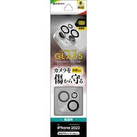 ラスタバナナ iPhone 15/15 Plus用カメラレンズ保護ガラス クリア CR3940IP3617