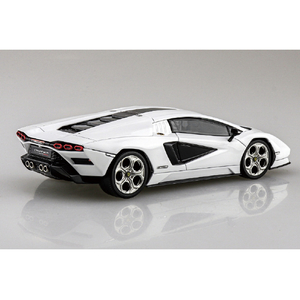 アオシマ 1/32 ザ・スナップキット No．19-A ランボルギーニ カウンタック LPI 800-4(ホワイト) Aｽﾅﾂﾌﾟ19AｶｳﾝﾀﾂｸLPI8004WH-イメージ2