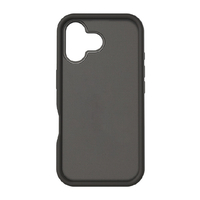 グルマンディーズ iPhone 16用プランプフレームケース ブラック GMD-23BK