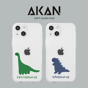 AKAN iPhone 14 Pro用ソフトクリアケース ケティオサウルス AK23539I14P-イメージ2