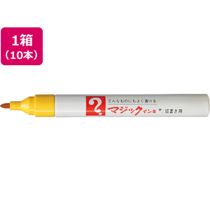 寺西化学工業 マジックインキ No.500 細書 黄 10本 FCR9900-M500-T5-イメージ1