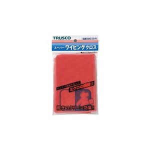 トラスコ中山 TRUSCO　スーパーワイピングクロス　300mmX300mm　赤 SWC-30R-イメージ1