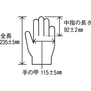 ファーストレイト NPVグローブプラス XL 200枚 FC90158-FR-6018-イメージ3
