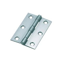 トラスコ中山 TRUSCO　スチール製厚口蝶番　生地仕上げ　全長89mm 888-89N