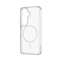 MSソリューションズ Galaxy S26用 耐傷・耐衝撃ハイブリッドケース 「UTILO Hybrid mag」 クリア/ホワイト LN-26SG1CTHMCL