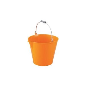 トラスコ中山 TRUSCO　ソフトバケット　14L　オレンジ TSB-14OR-イメージ1