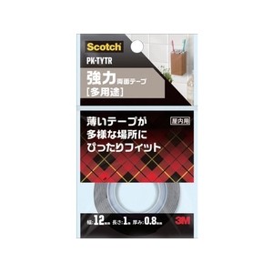 3M スコッチ 強力両面テープ 多用途 12mm×1m PK-TYTR FCA148Y-3892959-イメージ1