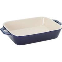 Zwilling ストウブ セラミック レクタンギュラーディッシュ 14×11cm ブルー FC308LA-0547671