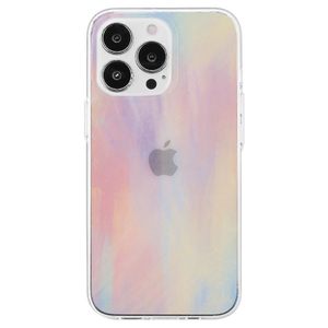 AKAN iPhone 14 Pro用ソフトクリアケース パステル ピンク AK23540I14P-イメージ1