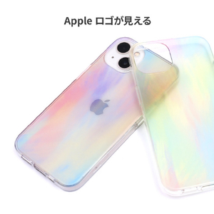 AKAN iPhone 14 Pro用ソフトクリアケース パステル ピンク AK23540I14P-イメージ5