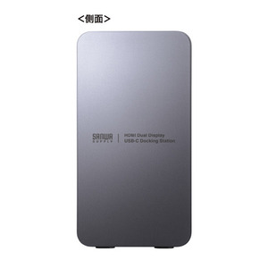 サンワサプライ USB Type-Cドッキングステーション(HDMI×2画面出力対応) USB-CVDK12-イメージ6