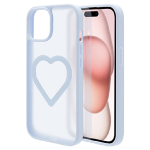 ラスタバナナ iPhone 15/14/13用Mignu TPU×PCケース ブルー＊フロストブルー 9116IP361HPFBL-イメージ1