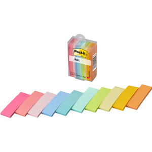 3M ポスト・イット 見出し マルチカラー 50×15mm 10色 10冊 F360282-700MC-イメージ1