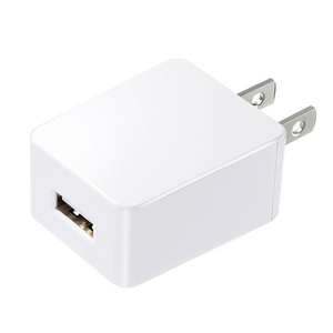 サンワサプライ USB充電器(1ポート・2A・高耐久タイプ) ホワイト ACA-IP52W-イメージ1
