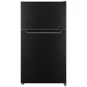 TOHOTAIYO 66L 2ドア インバーター冷凍冷蔵庫 ブラック TH-66L2-BK-イメージ1