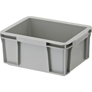 トラスコ ＴＨＣ型コンテナ 有効内寸１９７×１２９×９６ グレー TRUSCO “THCシリーズコンテナ”（Aタイプ） THC-03A-GY-イメージ1