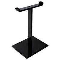タイムリー アクリル製組立式ヘッドフォンスタンド 2台用 ブラック HPSTAND-DUO-B1