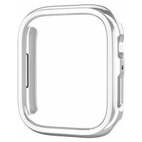 GAACAL Apple Watch Series 4-6/SE1-2 [40mm]用プラスチックフレーム メタリックシルバー W00224S2