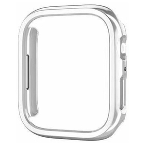 GAACAL Apple Watch Series 4-6/SE1-2 [40mm]用プラスチックフレーム メタリックシルバー W00224S2-イメージ1