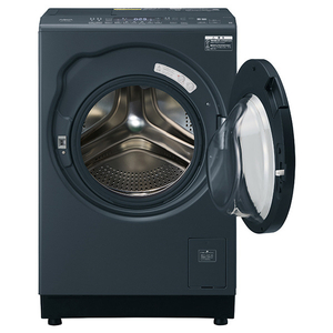 AQUA 10．0kg ドラム式洗濯乾燥機(右開き) まっ直ぐドラム サファイアブラック AQW-DM10B-R(K)-イメージ2
