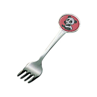 高山工業 ステンレス お子様用カトラリー パンダ フォーク ピンク FC883LF-2461830