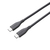エレコム USB Type-C&trade; - USB Type-Cケーブル(USB2．0/100W/なめらか) 2m ストーン グレー MS-CC5PSS20GY-イメージ1