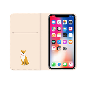 abbi FRIENDS iPhone XS/X用手帳型ケース しばたさん イヤイヤ ABF14541I58-イメージ2