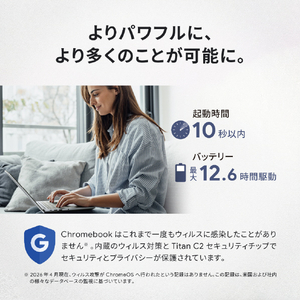ASUS Chromebook CM15 (CM1505) ファブリックブルー CM1505CM4A-8128BU-イメージ10