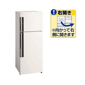 １BOX冷蔵庫 ホワイト ハイアール JR-NF268E-W 【右開き】268L 2ドア冷蔵庫 ホワイト