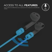 elago EL_APDSRSCAS_NB AirPods用ネックストラップ elago ナイト