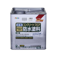 アサヒペン 水性コンクリートフロア防水塗料 10L ライトグレー FC592PJ