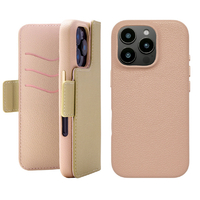 ユニケース iPhone 16 Pro用2Way Mag Flip Case ベージュ UNI-CSDIP24MP-2MFBE