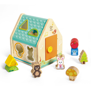 カワダ Hape 森のおうちの型はめボックス E0515モリノオウチノカタハメボツクス カワダ Hape 森のおうちの型はめボックス E0515モリノオウチノカタハメボツクス