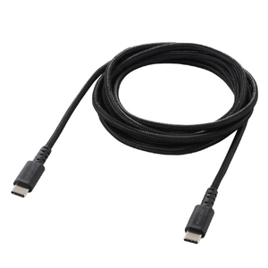 エレコム USB Type-C(TM) - USB Type-Cケーブル(USB2．0認証/60W/高耐久) ブラック MPA-CCSB20BK-イメージ2