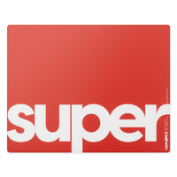 Pulsar Superglide3 Glass Mousepad Type-S Mサイズ Red SGPMR3S