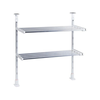 田窪工業所 伸縮つっぱり棚2段 幅50～90cm FC332NW-TP2-90L