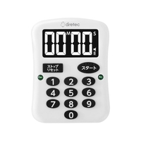 dretec/ユニバーサルタイマー ホワイト T-619WT FCD022C-4689492
