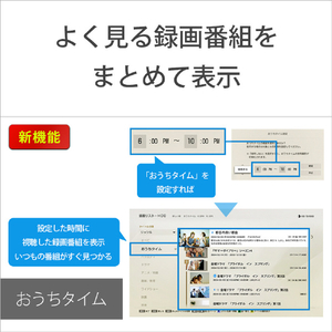 SONY HDD内蔵ブルーレイレコーダー(1TB) BDZ-ZW1900-イメージ14