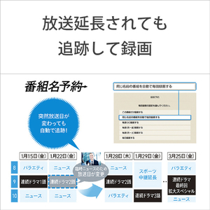 SONY HDD内蔵ブルーレイレコーダー(1TB) BDZ-ZW1900-イメージ15
