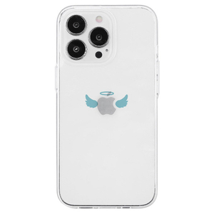 AKAN iPhone 14 Pro用ソフトクリアケース 天使 AK23542I14P-イメージ1