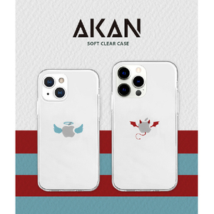 AKAN iPhone 14 Pro用ソフトクリアケース 天使 AK23542I14P-イメージ2