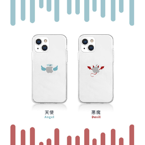 AKAN iPhone 14 Pro用ソフトクリアケース 天使 AK23542I14P-イメージ3