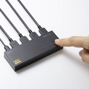 サンワサプライ 8K対応HDMI切替器(3入力・1出力) SW-HDR8K31L-イメージ3