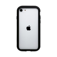 ラスタバナナ iPhone SE(第3世代)/SE(第2世代)/8/7用ハイブリッドケース VANILLA PACK GLASS ブラック 6841IP247HB
