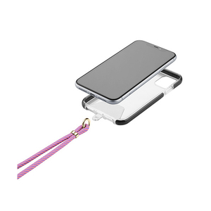 Cellularline スマホ iphone用ネックストラップ ピンク UNIVERSALLACE2P-イメージ5