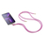 Cellularline スマホ iphone用ネックストラップ ピンク UNIVERSALLACE2P-イメージ1