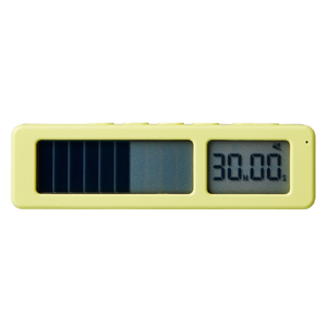 キングジム 目盛りで残り時間が一目で分かるタイマー レモンイエロー VBT5-LY-イメージ1