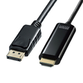 サンワサプライ DisplayPort-HDMI変換ケーブル HDR対応 1m ブラック KC-DPHDRA10